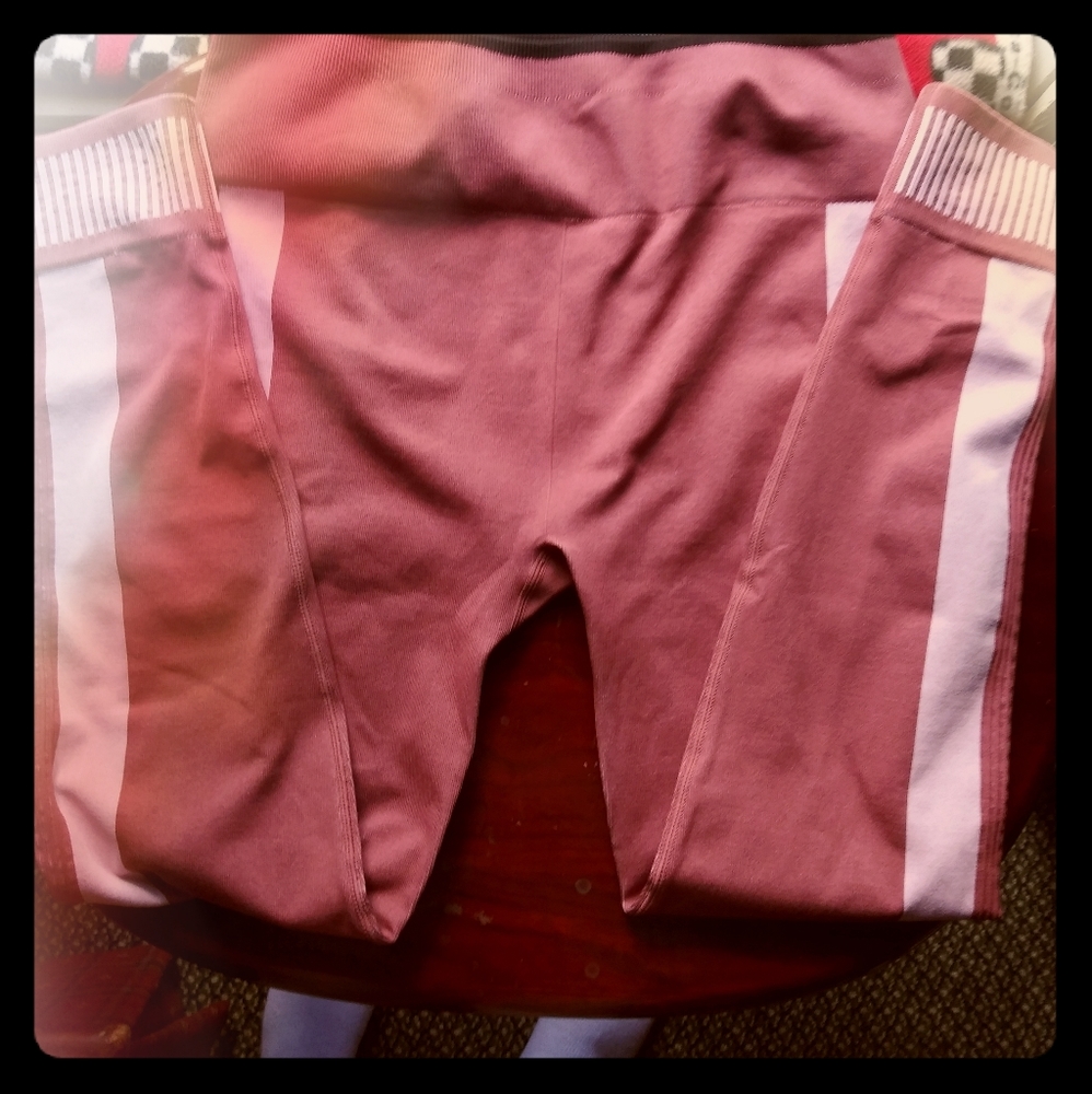Pink Seamless Fabletic leggings xl